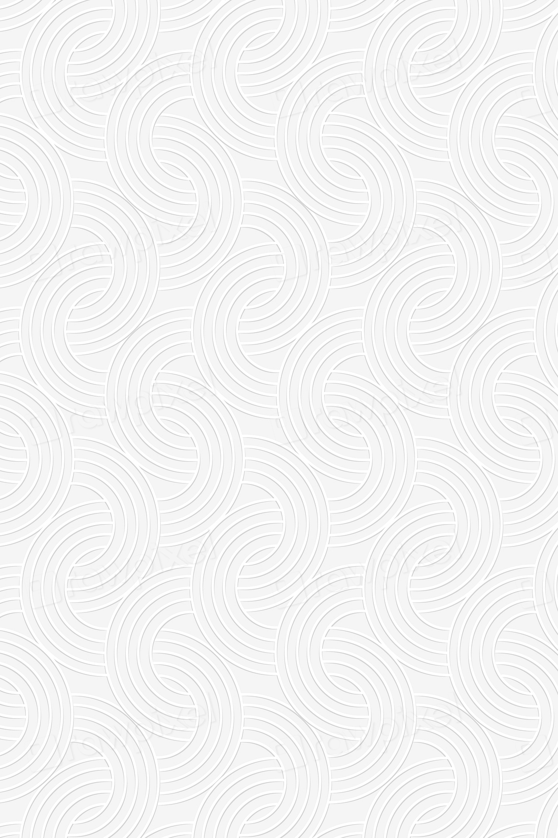White Interlaced Rounded Arc Patterned Premium Photo Rawpixel