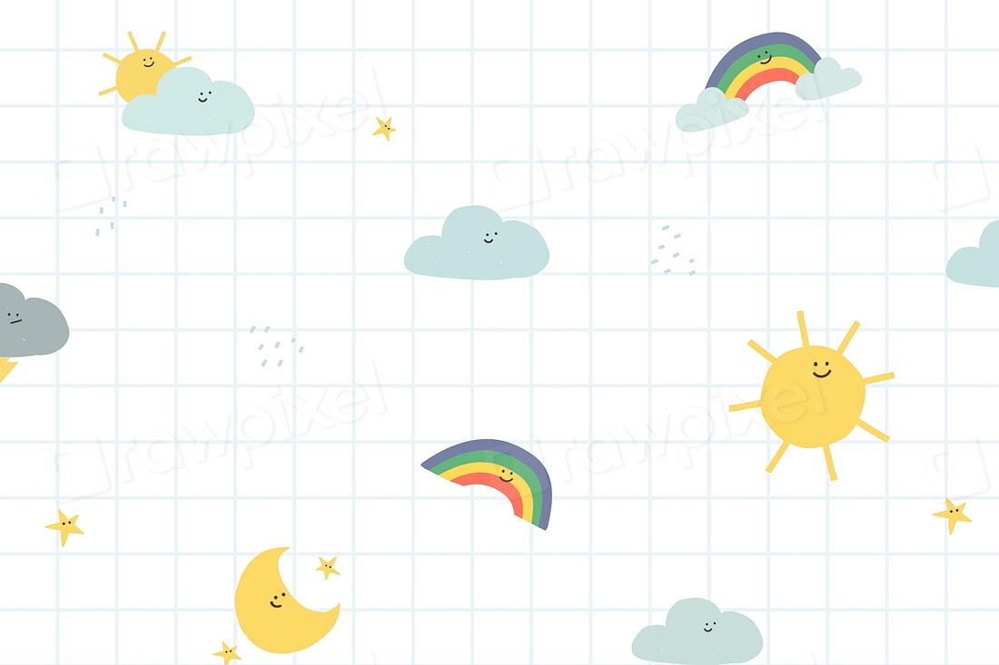 Weather seamless pattern background vector | Premium Vector - rawpixel