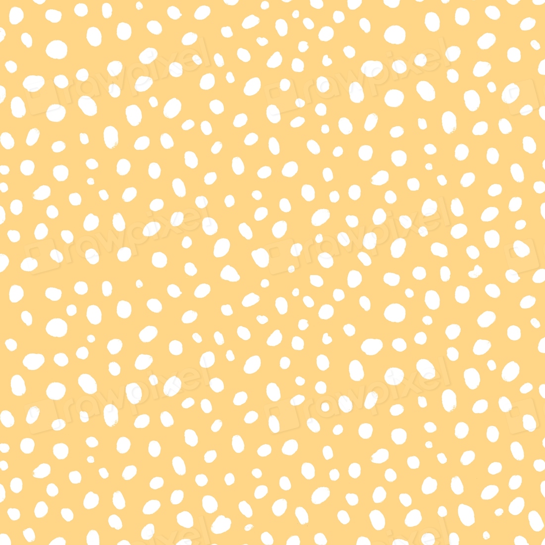 Yellow background vector white dot | Premium Vector - rawpixel