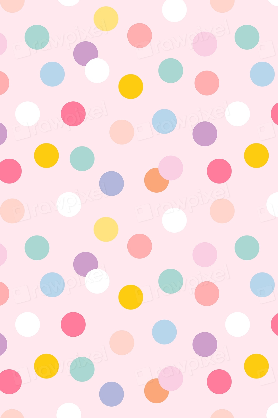 Cute background polka dot pattern | Premium Photo - rawpixel