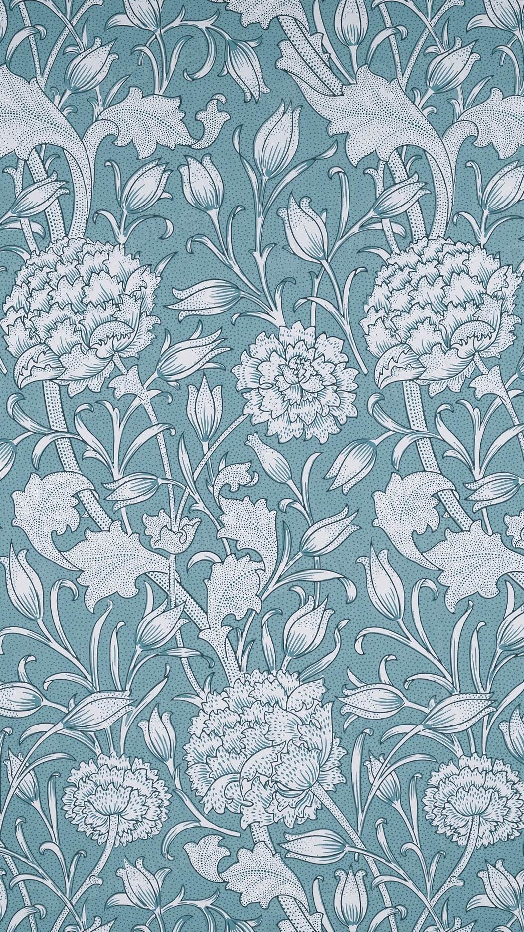 William Morris Mobile Wallpaper, Blue 