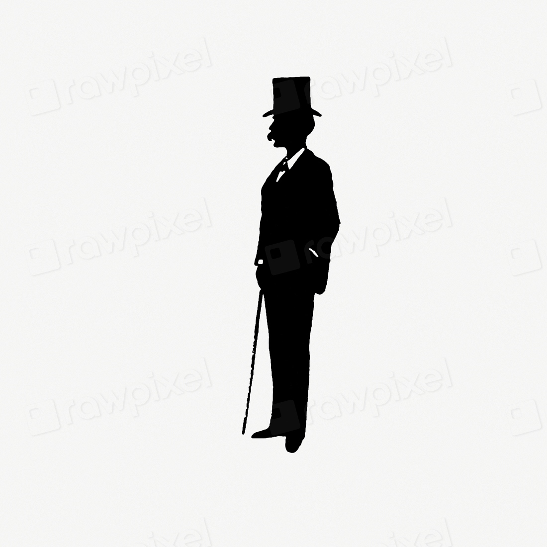 Gentleman silhouette Mr.Grant Allen's New | Free Photo Illustration ...