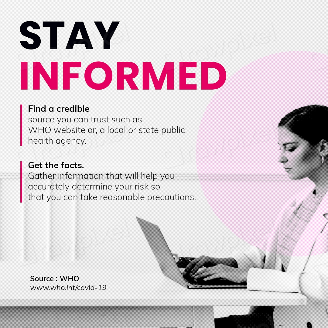 Stay informed and get facts | Premium PSD - rawpixel