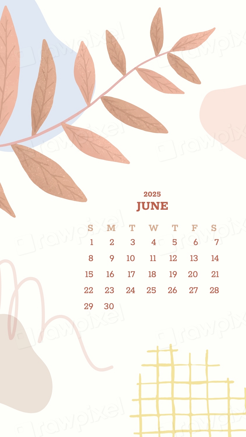 June 2025 calendar Instagram story | Free Editable Template - rawpixel