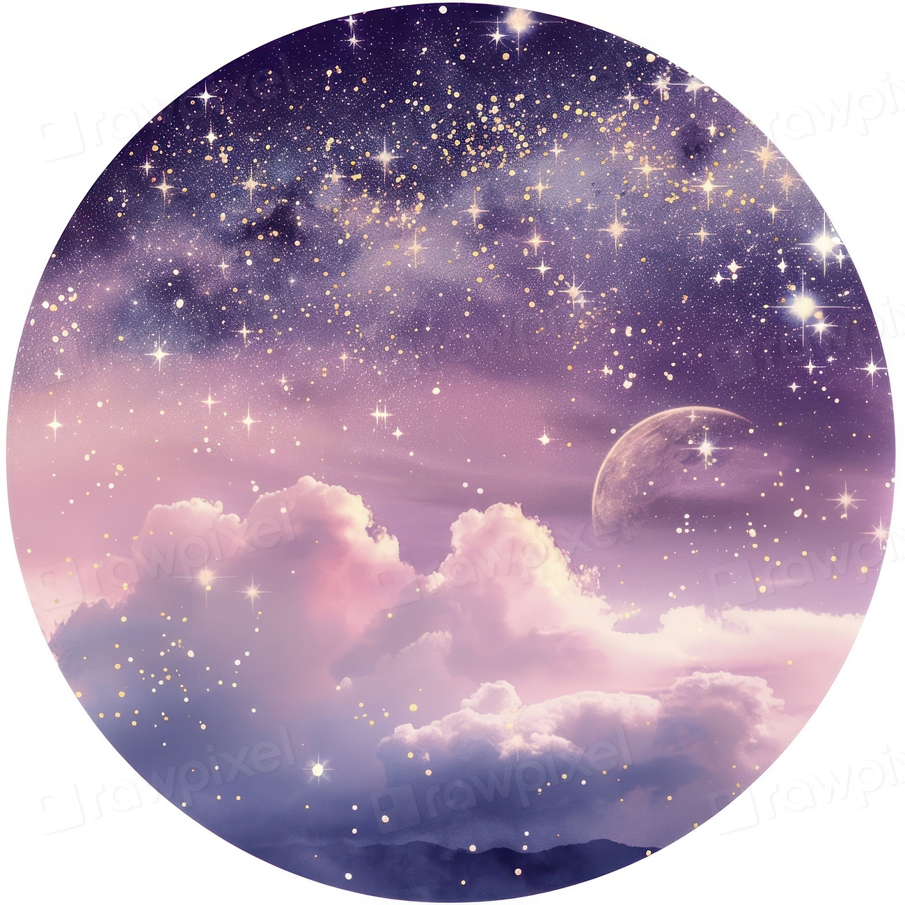 Dreamy celestial night sky | Free Photo Illustration - rawpixel
