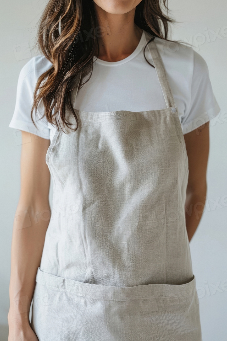 Grembiule Chef Donna KX-868 - In Poliestere E Cotone, Con Tasca | Per Pulizia E Cucina - Foto 11