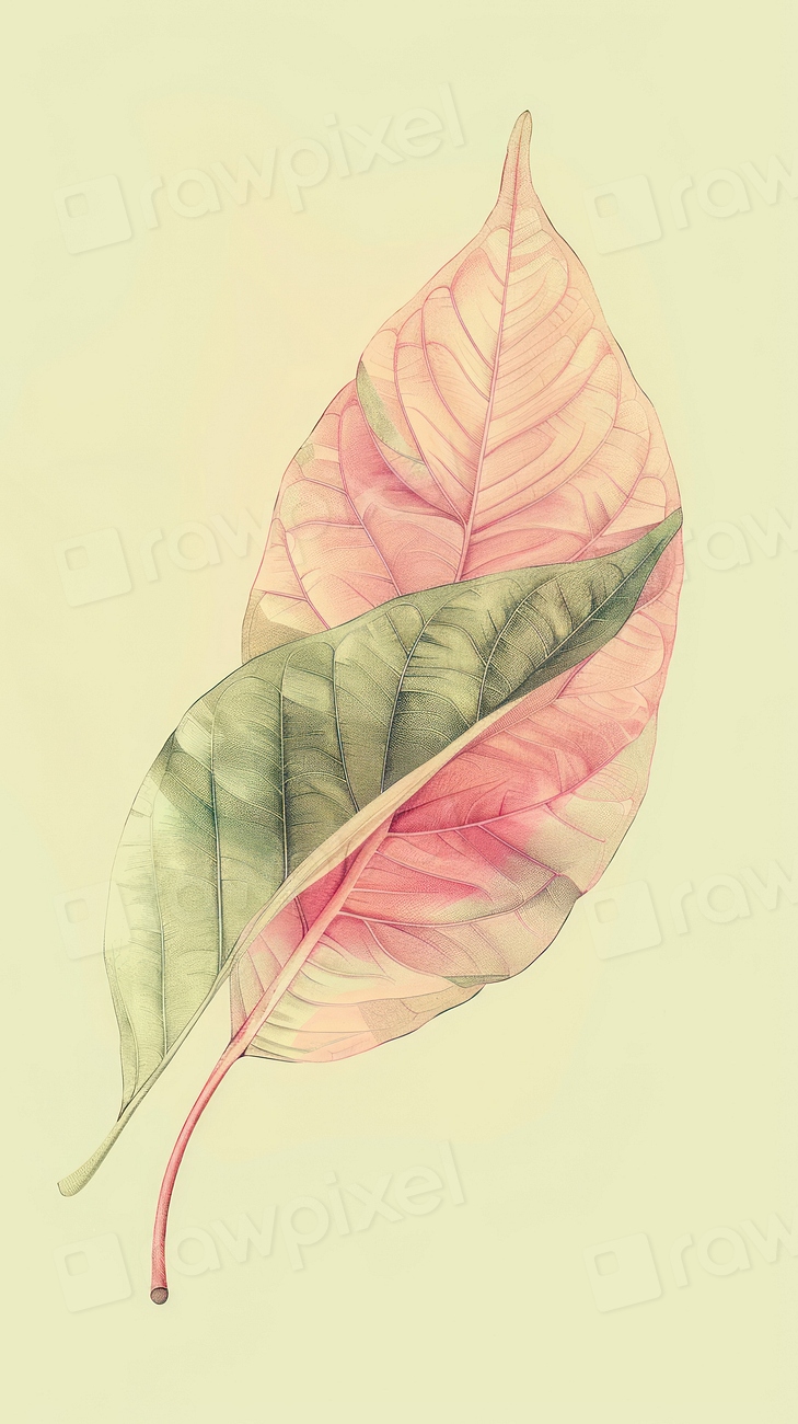 Wallpaper Leaf Drawing Sketch Leaf Premium Photo Illustration Rawpixel 4403