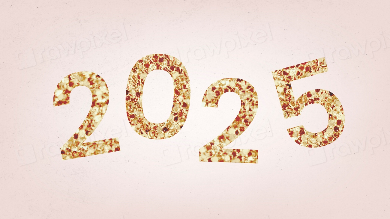 2025 gold glitter desktop wallpaper, | Free Vector - rawpixel
