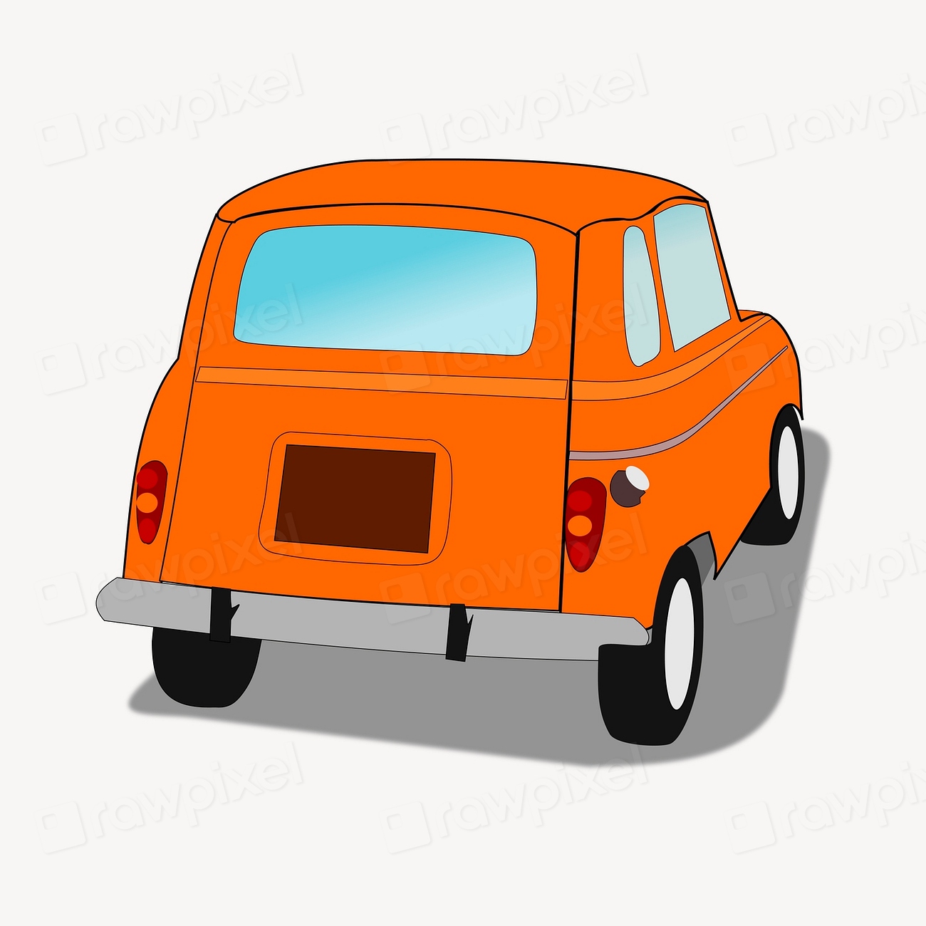 Classic car clipart, vintage vehicle Free Vector rawpixel