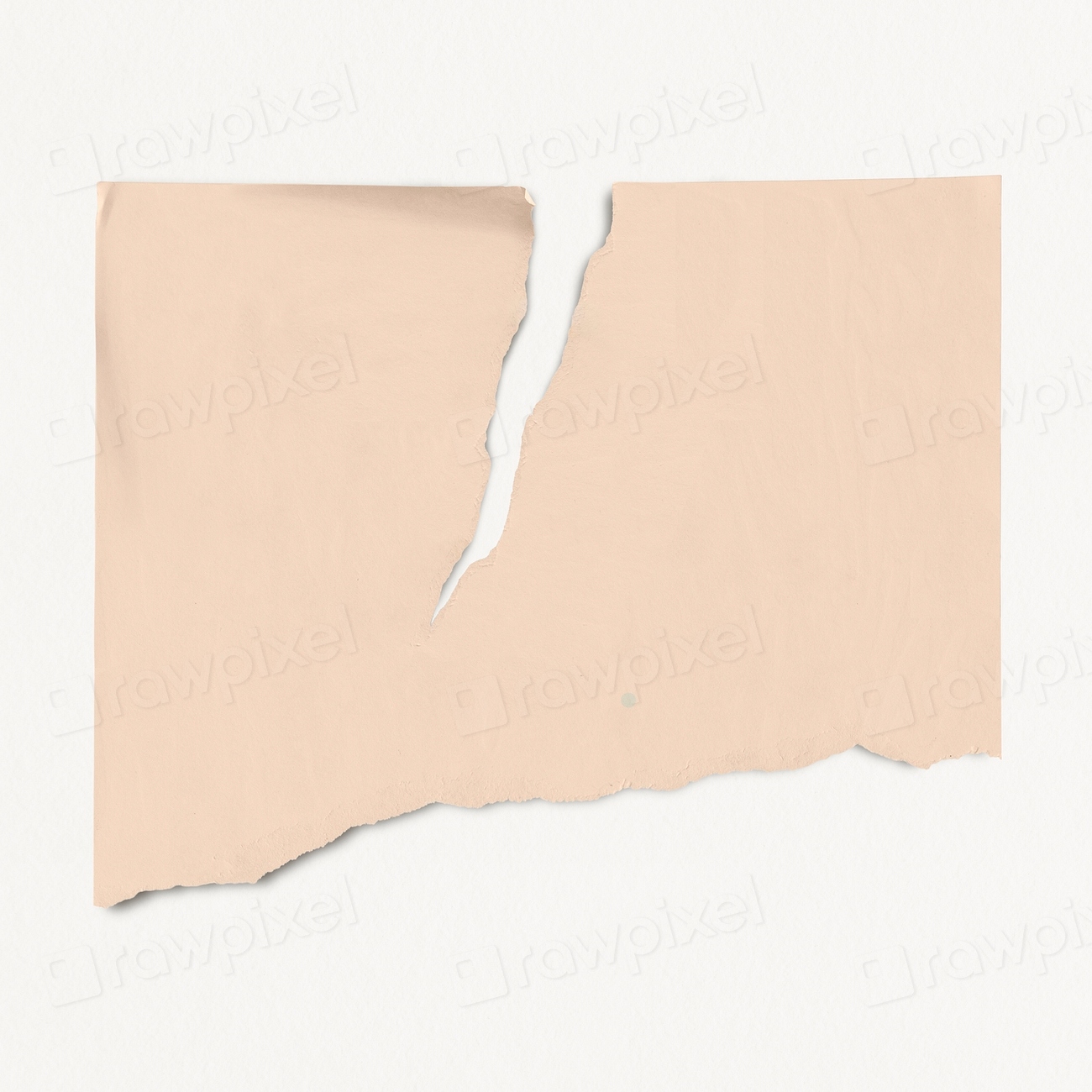 Ripped paper mockup, pastel orange | Free PSD Mockup - rawpixel