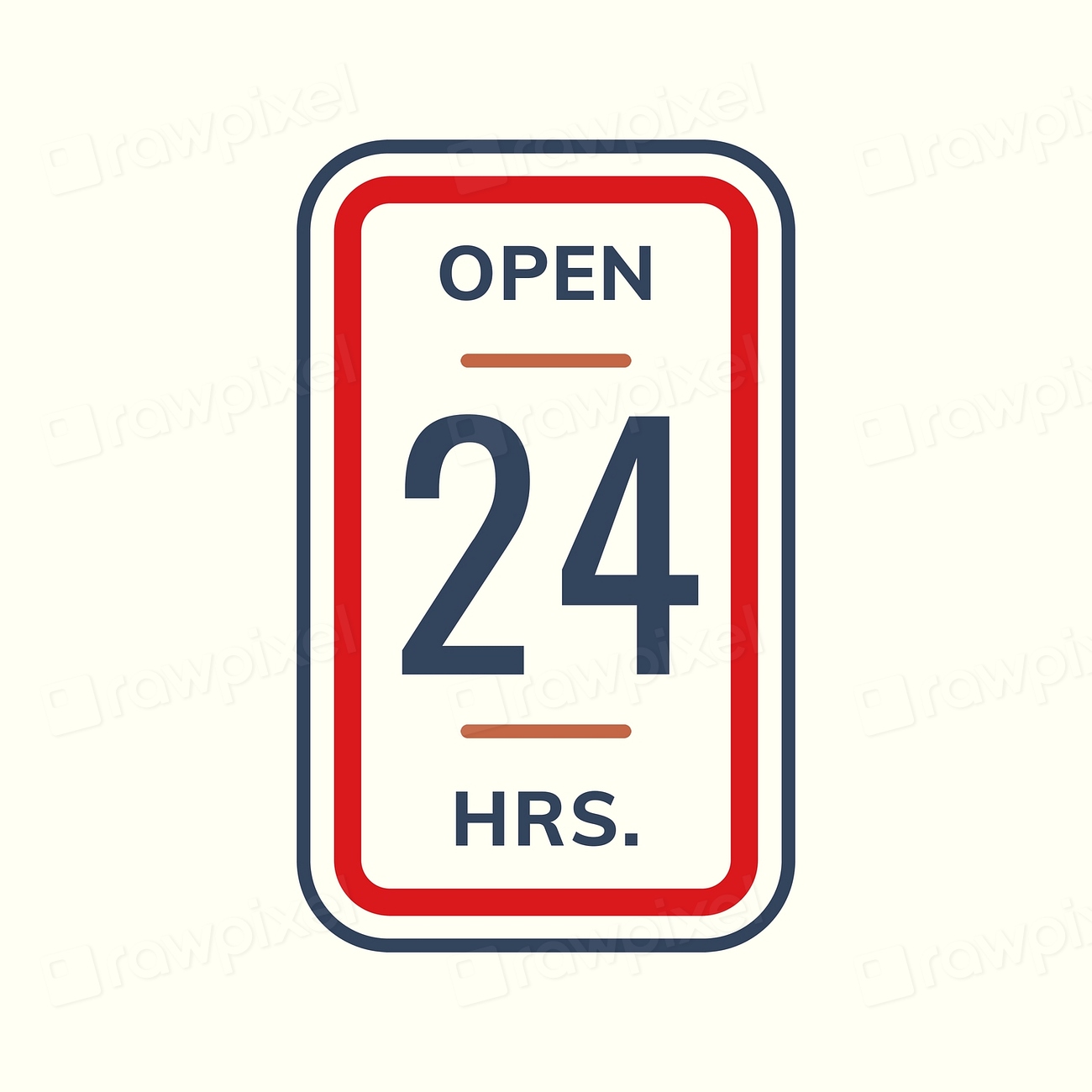 open-24-hrs-logo-editable-free-psd-rawpixel