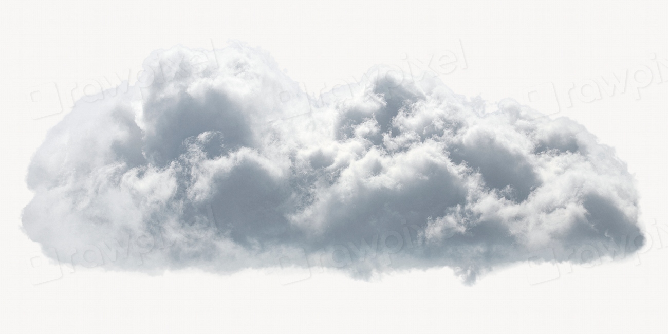 Cloud, weather isolated image Free Photo rawpixel