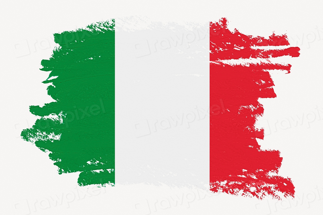 Italian flag, paint stroke design, | Free Photo - rawpixel
