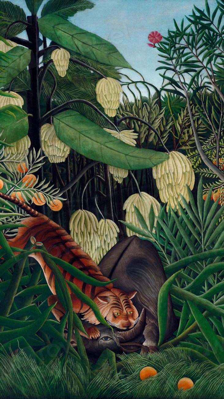 Rousseau mobile wallpaper, phone background, | Free Photo Illustration