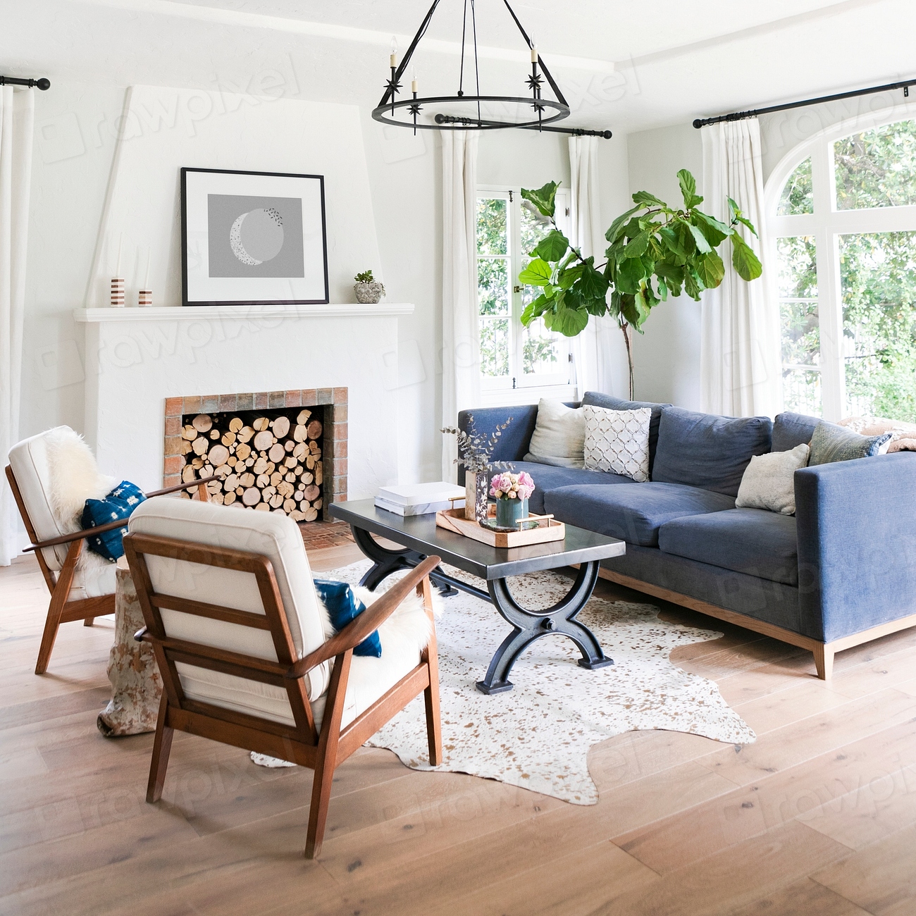 Simple living room interior | Premium Photo - rawpixel