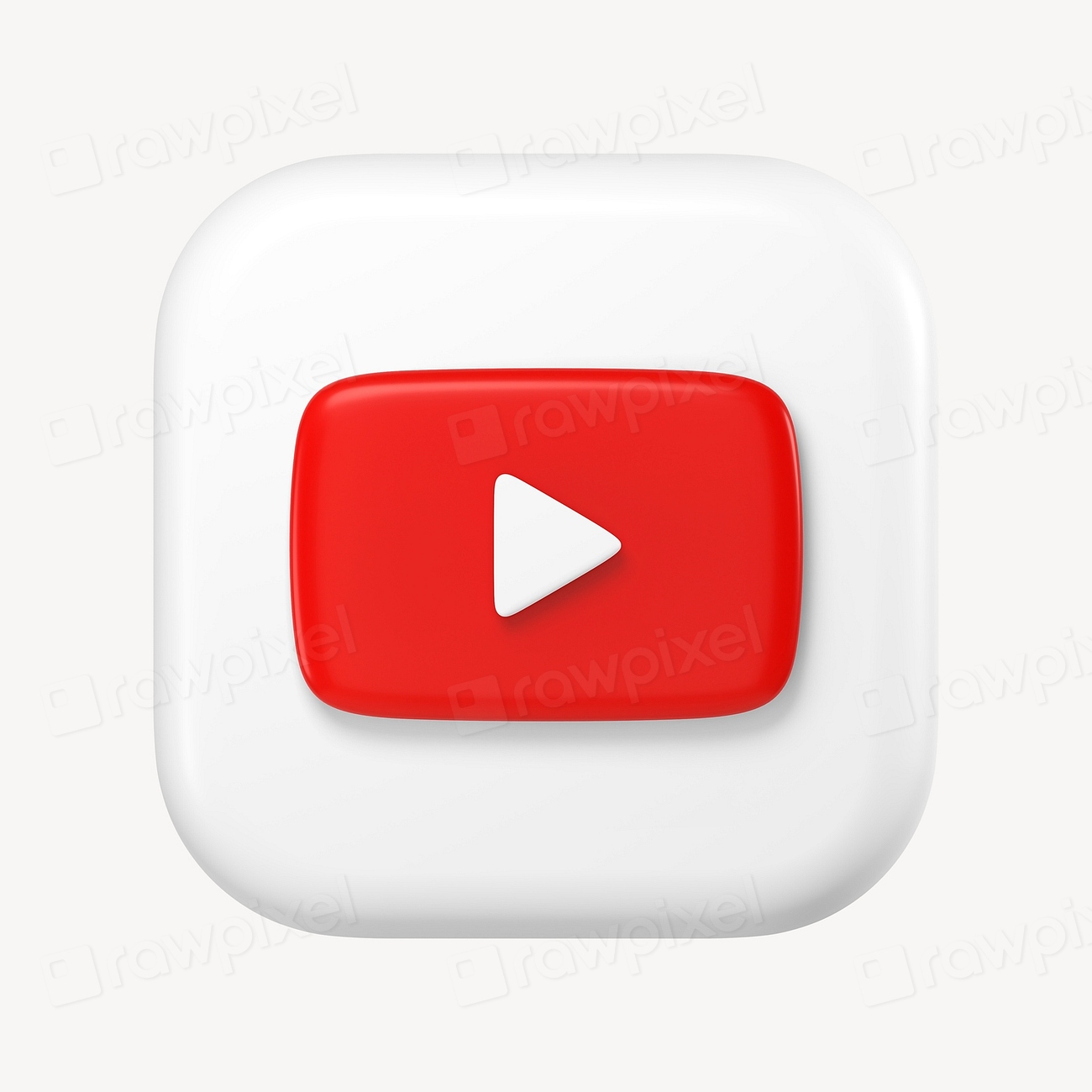 YouTube icon social media 3D | Premium PSD - rawpixel