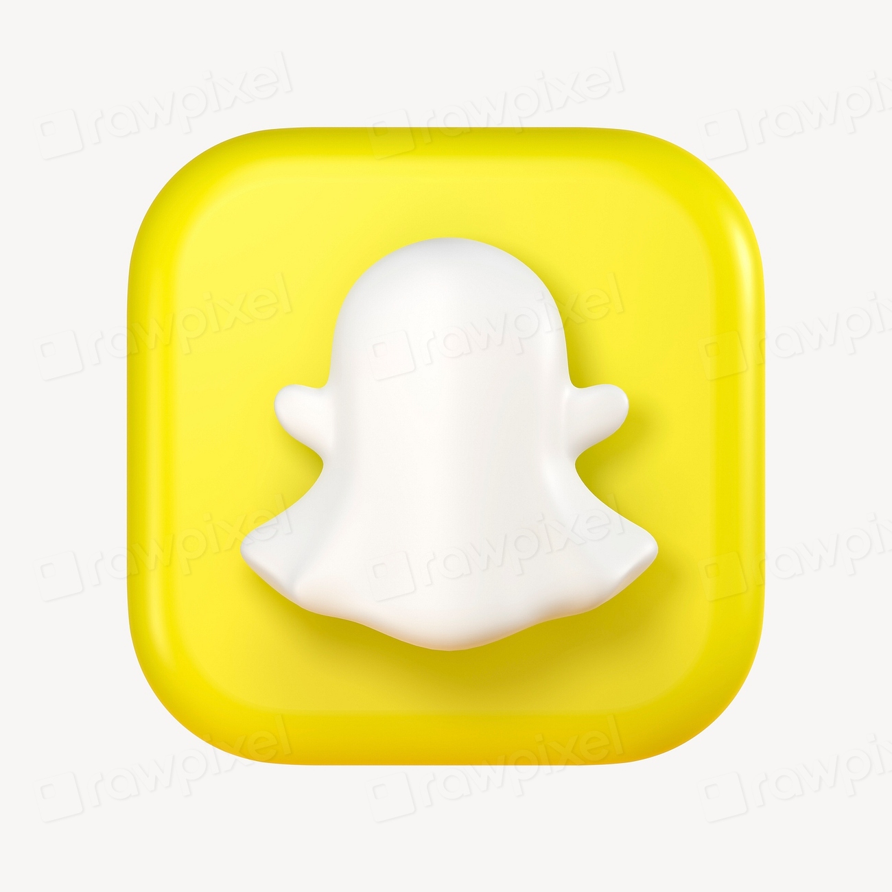 Snapchat icon for social media Free Icons Illustration rawpixel
