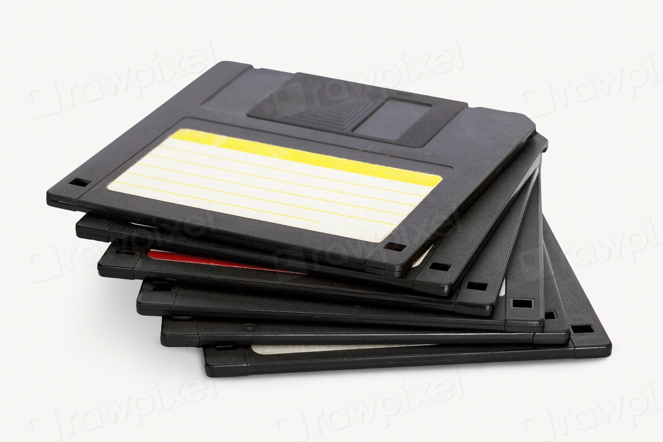 Floppy disk, isolated design Free Photo rawpixel