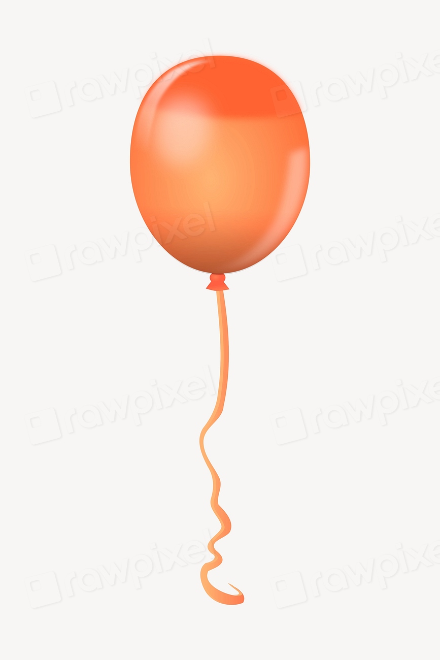 Floating balloon clipart, illustration psd. Free PSD rawpixel