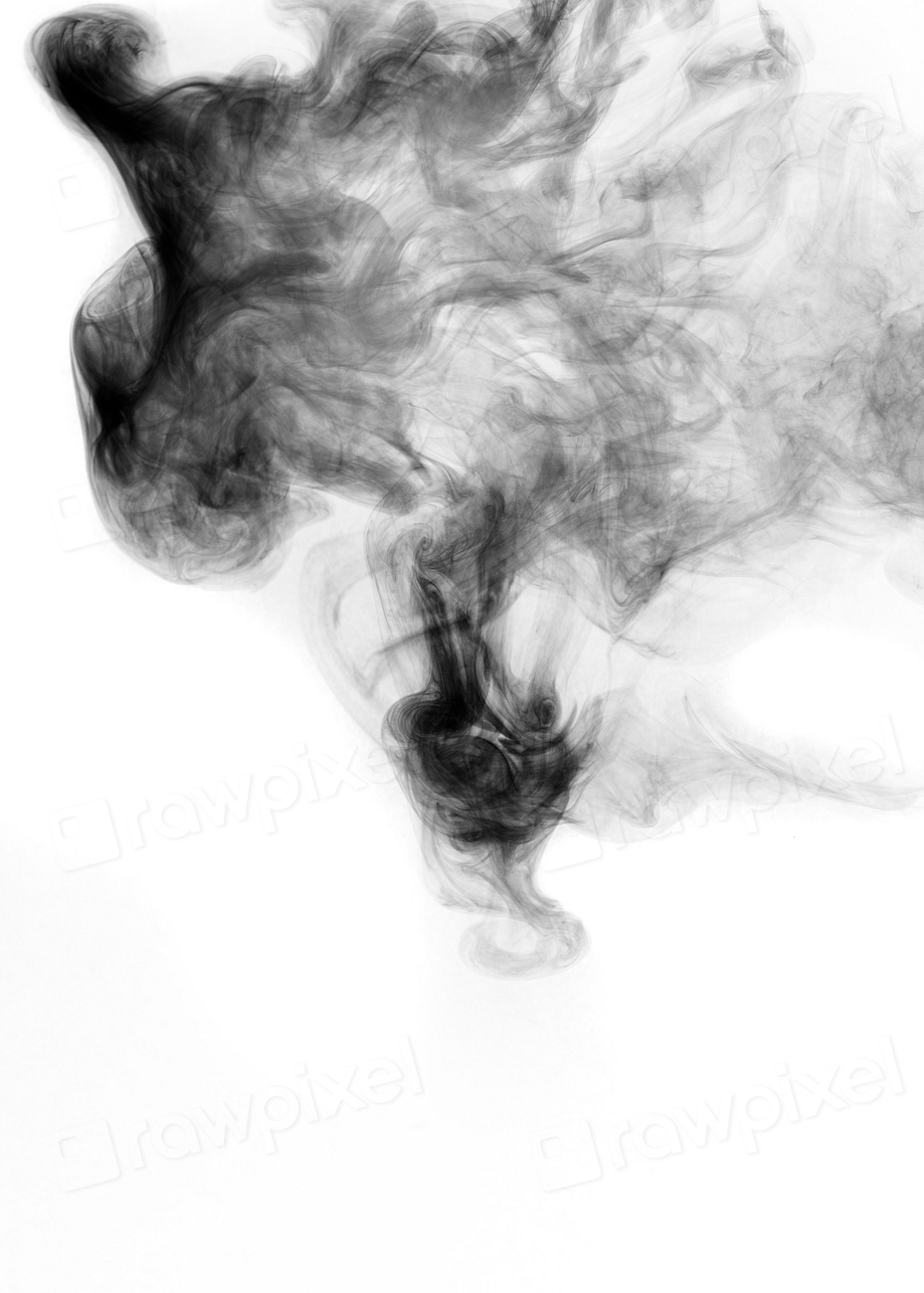 Black smoke effect design element Premium PSD rawpixel