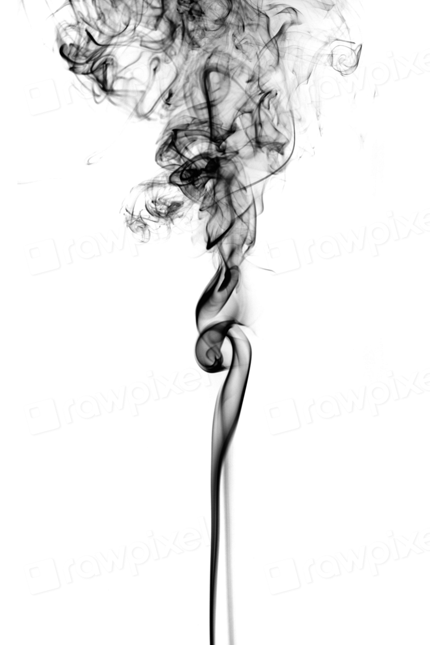 Black smoke effect design element Premium PSD rawpixel