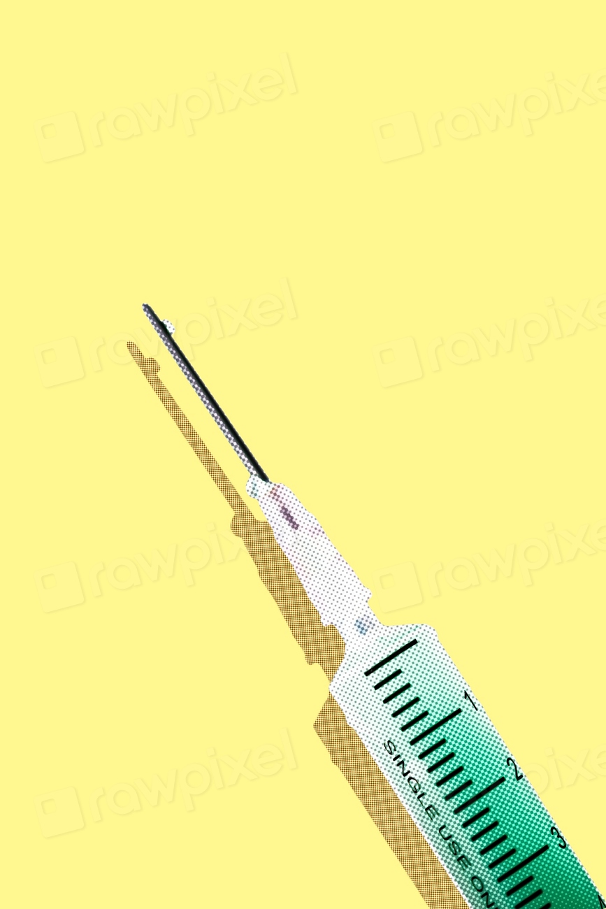 Syringe green solution yellow background | Free Photo - rawpixel