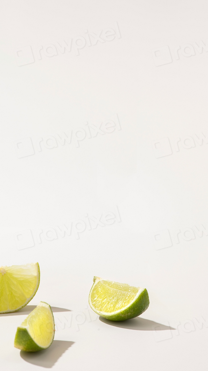 Slices fresh green lime white | Free Photo - rawpixel