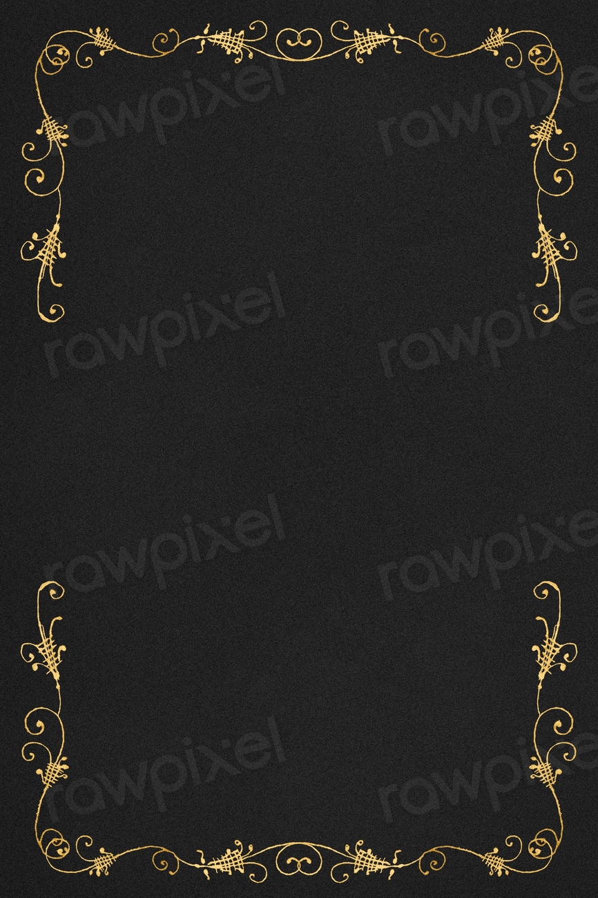 Gold filigree vintage frame border | Premium Photo - rawpixel