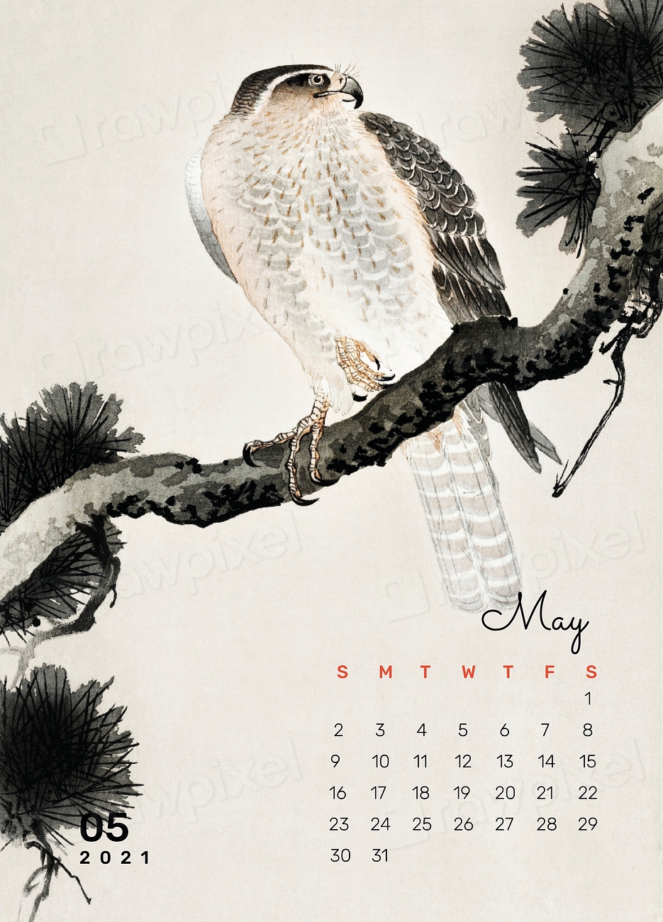 2021 calendar May printable template | Premium PSD - rawpixel