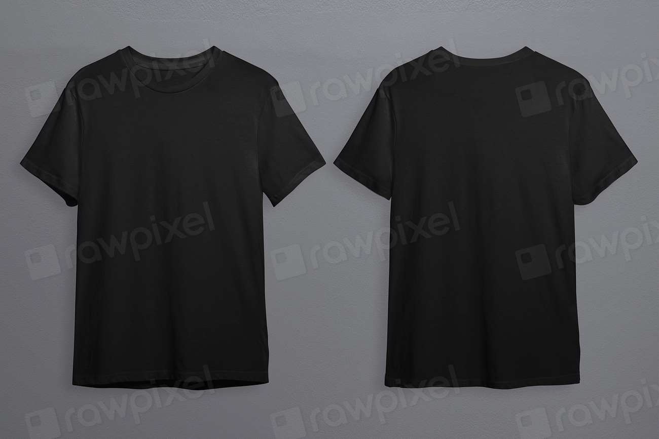 T-shirts mockup psd black | Premium PSD Mockup - rawpixel