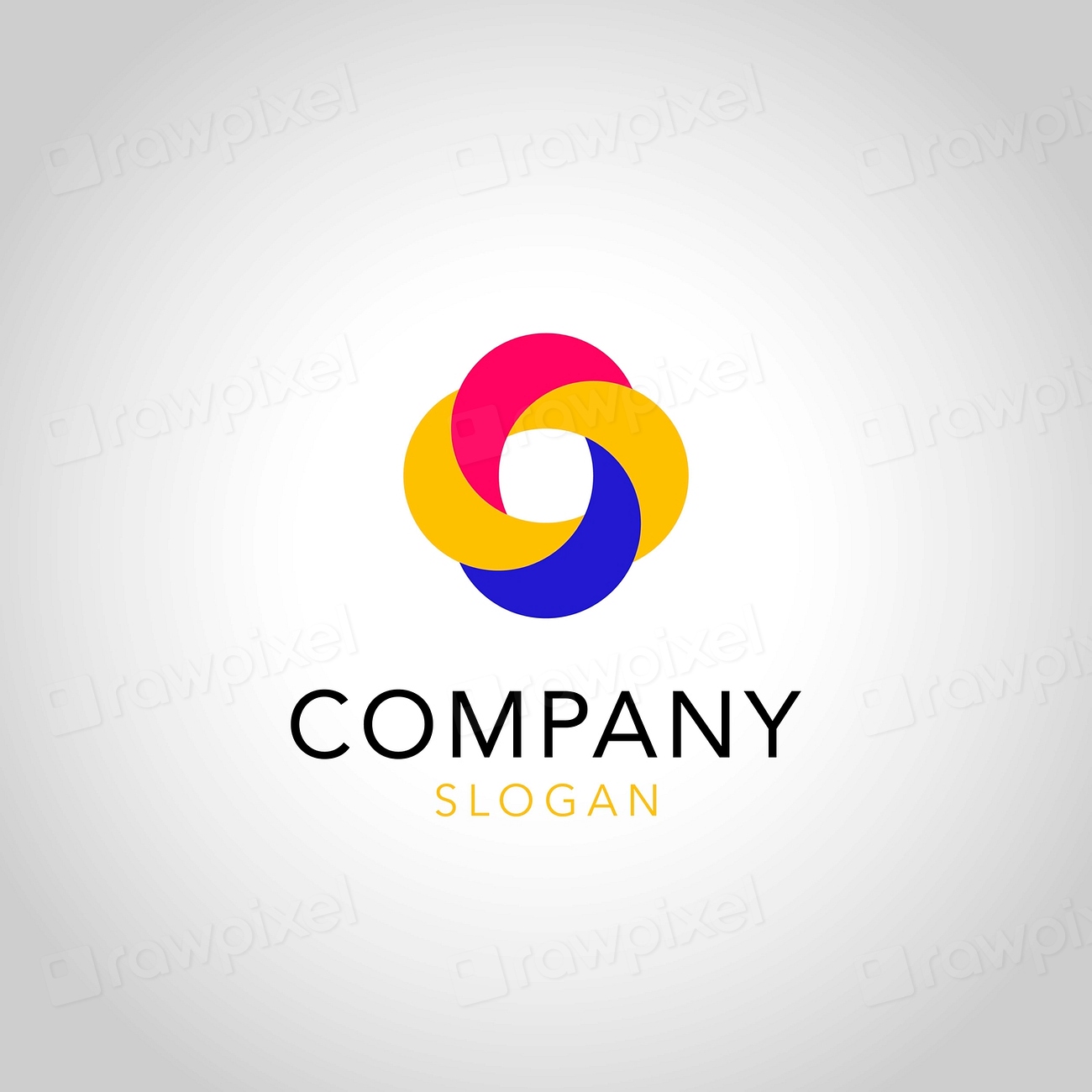 Colorful company logo design vector | Premium Vector - rawpixel