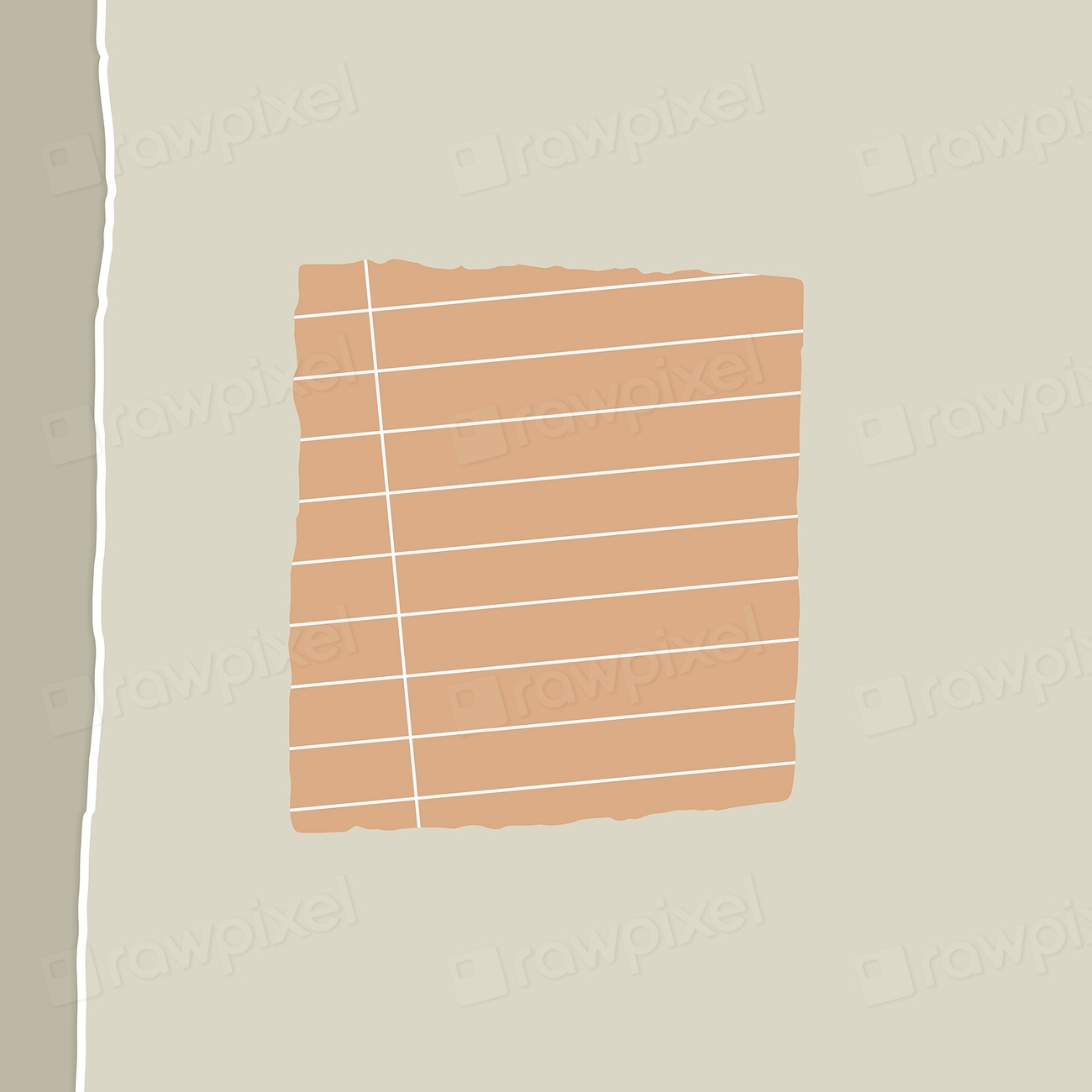 Brown square paper note social | Premium Vector - rawpixel