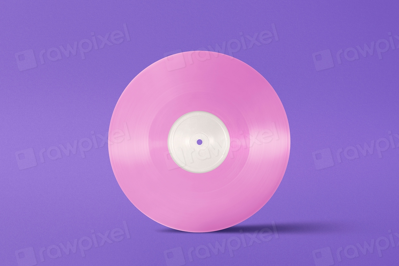 Pink vinyl record, musical entertainment Free Photo rawpixel