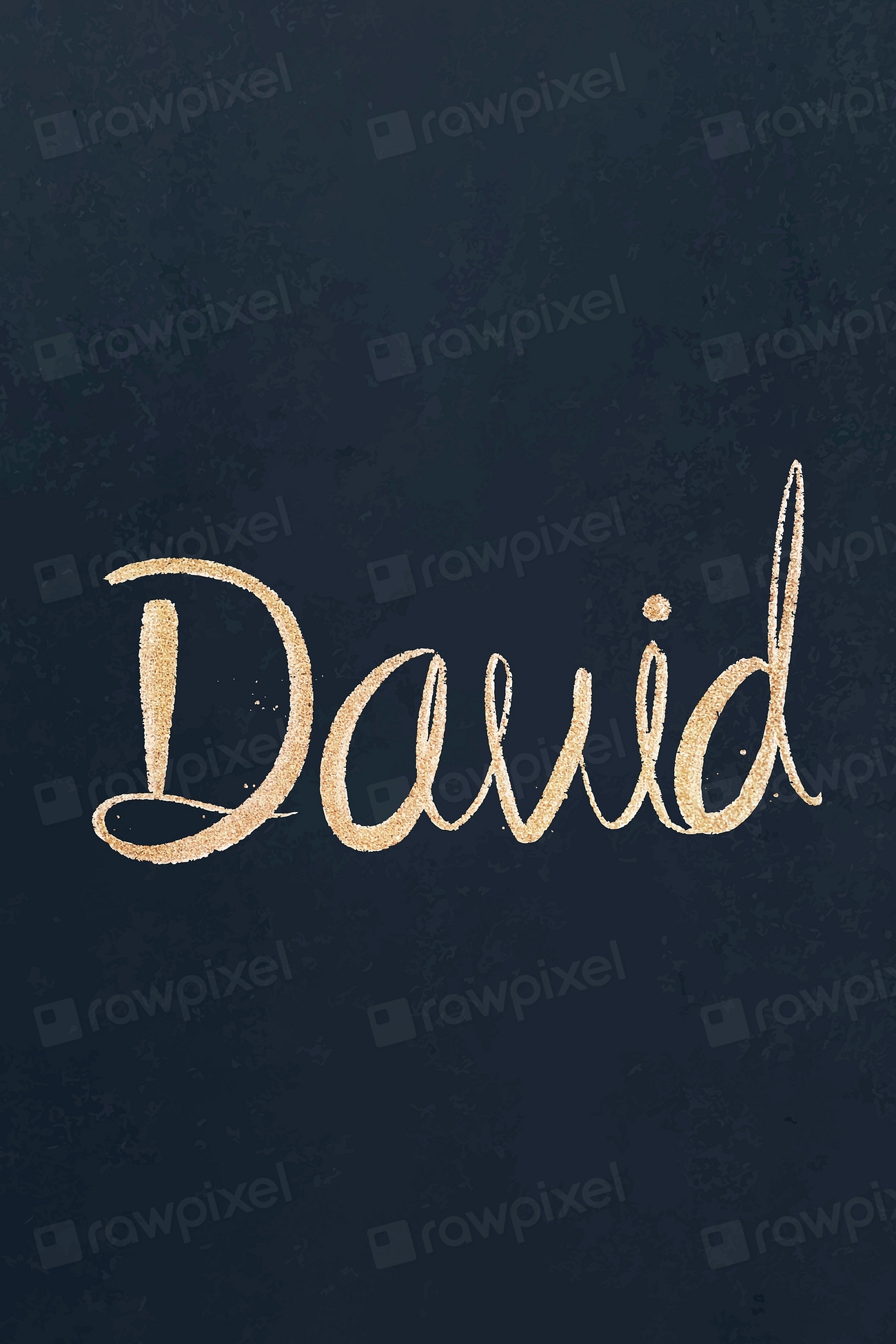 David name sparkling vector gold | Free Vector - rawpixel