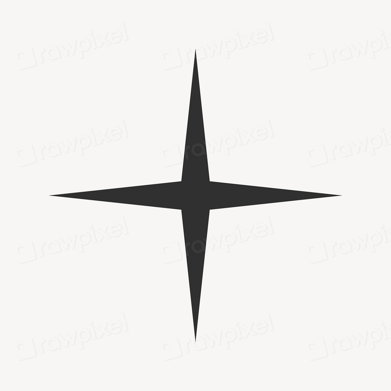 Black sparkle star, aesthetic shape Premium PSD rawpixel