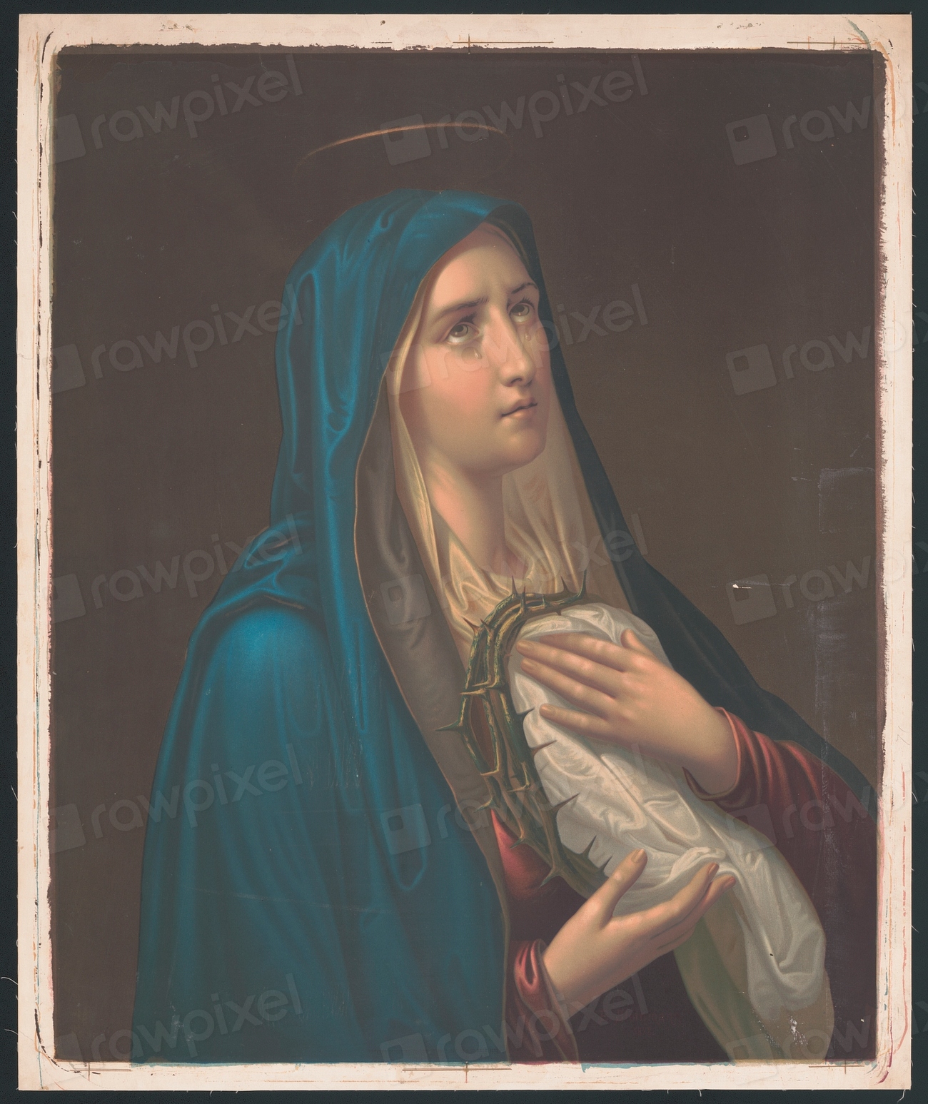 virgin-mary-crying-free-photo-rawpixel