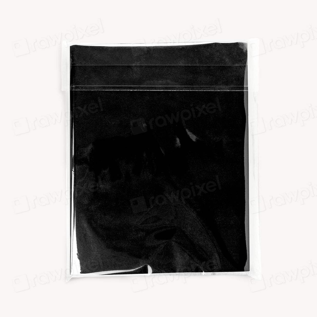 Plastic wrap mockup, product packaging Premium PSD Mockup rawpixel