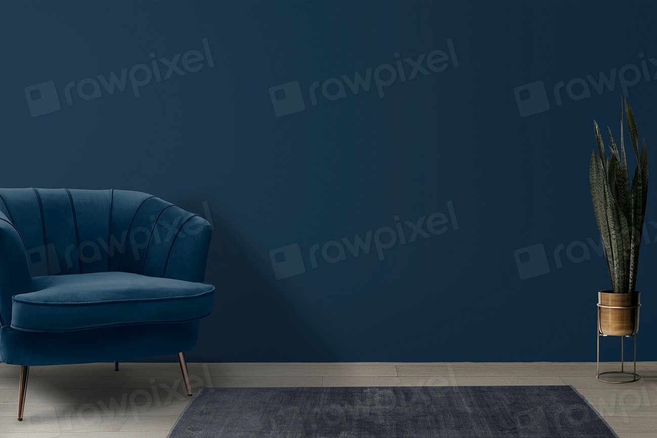 Retro wall mockup psd living | Free PSD Mockup - rawpixel