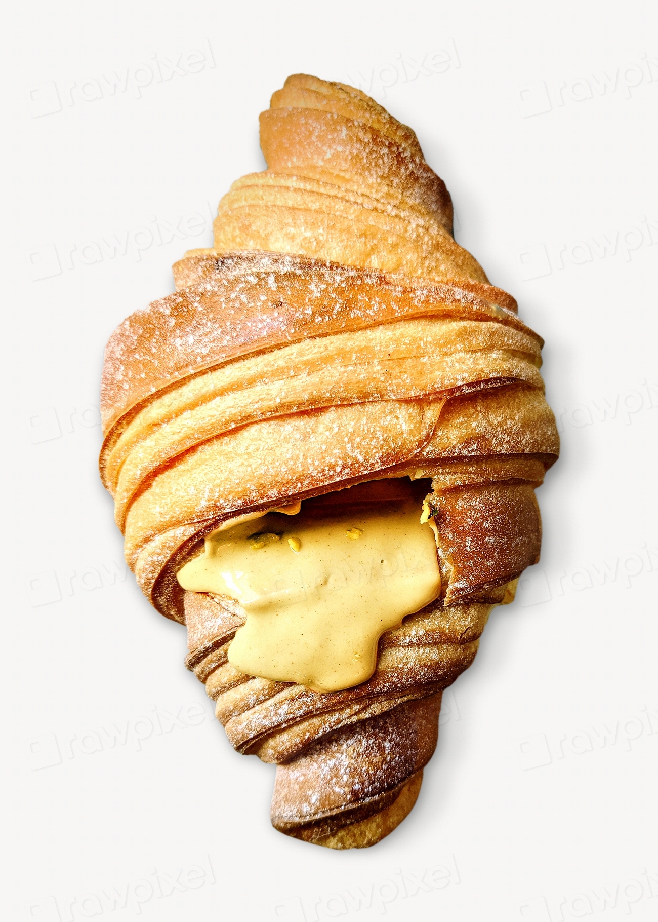 Pistachio croissant, isolated image | Free Photo - rawpixel