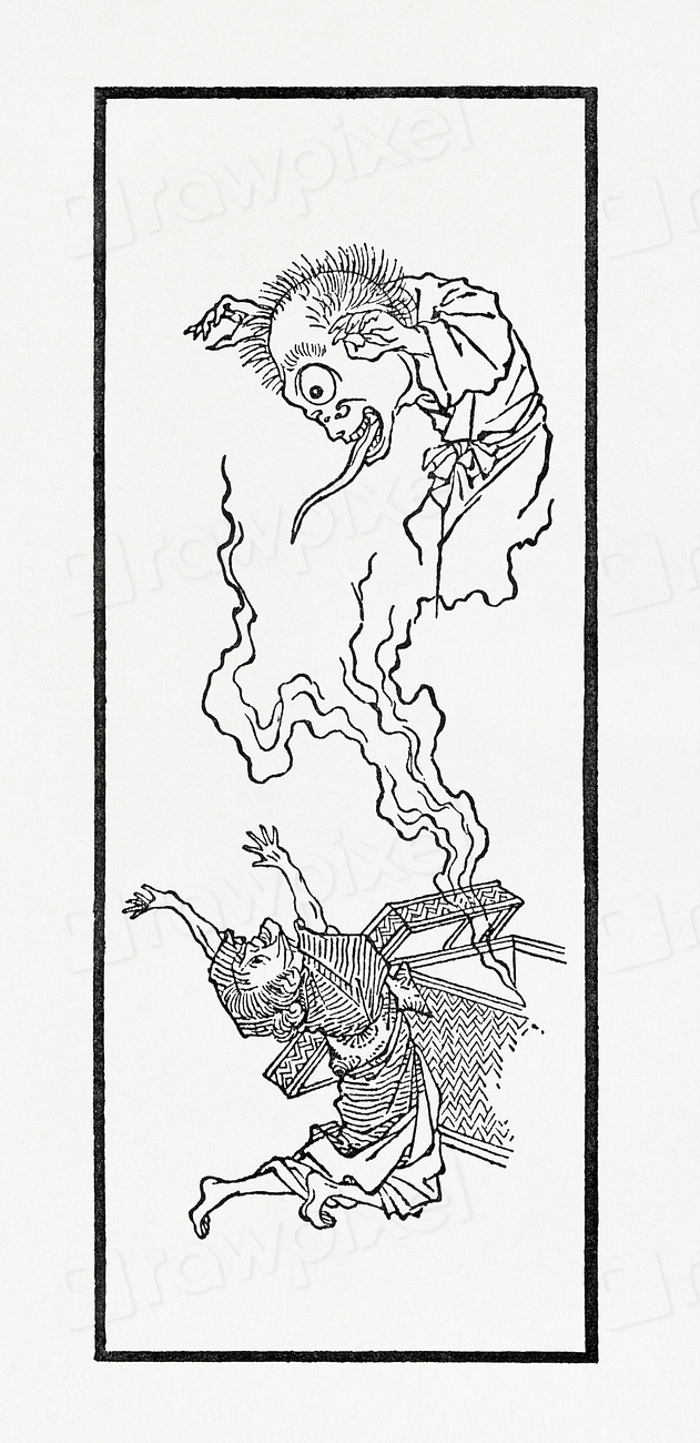 Japanese ghost, vintage illustration G.A. | Free Photo Illustration ...