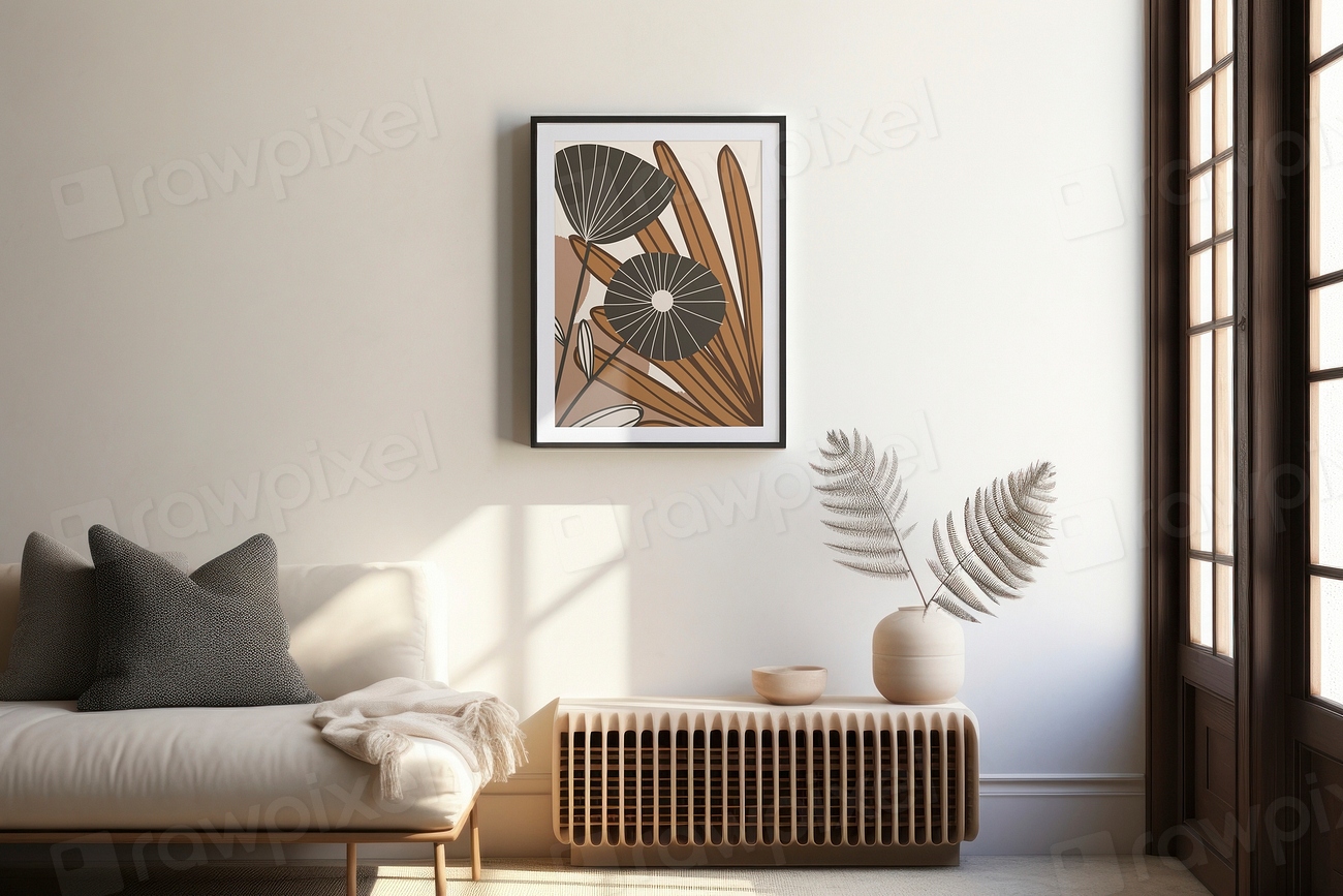 Living room interior mockup psd | Premium PSD Mockup - rawpixel