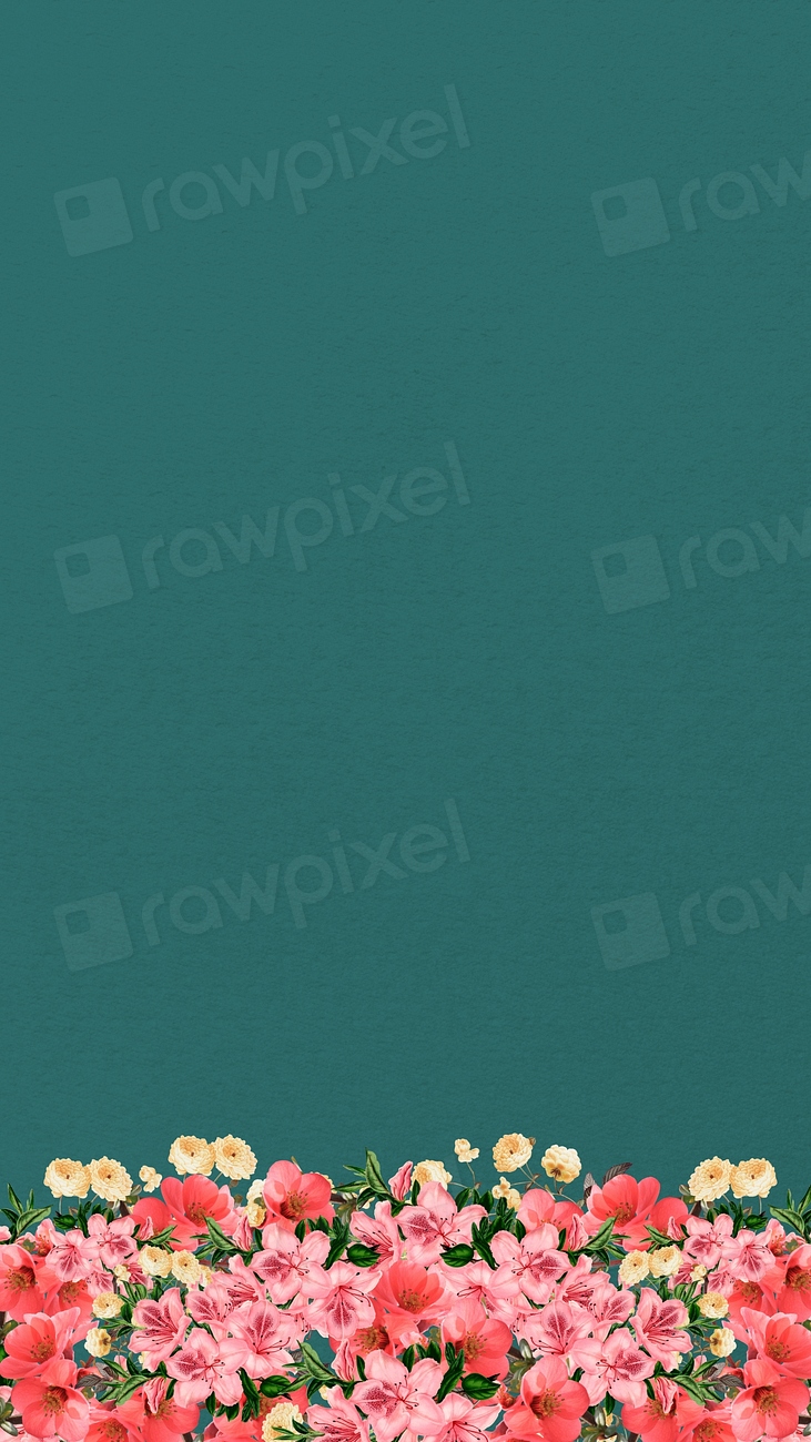 Green azalea flowers phone wallpaper, | Premium Photo - rawpixel