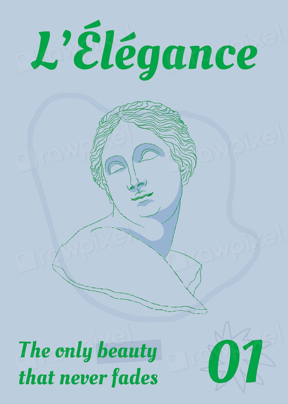 Aesthetic Greek sculpture poster, wall Free Photo rawpixel