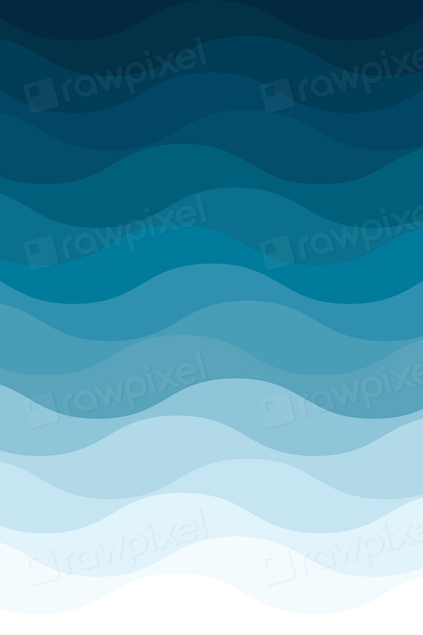 Gradient blue wave pattern background Free Photo rawpixel