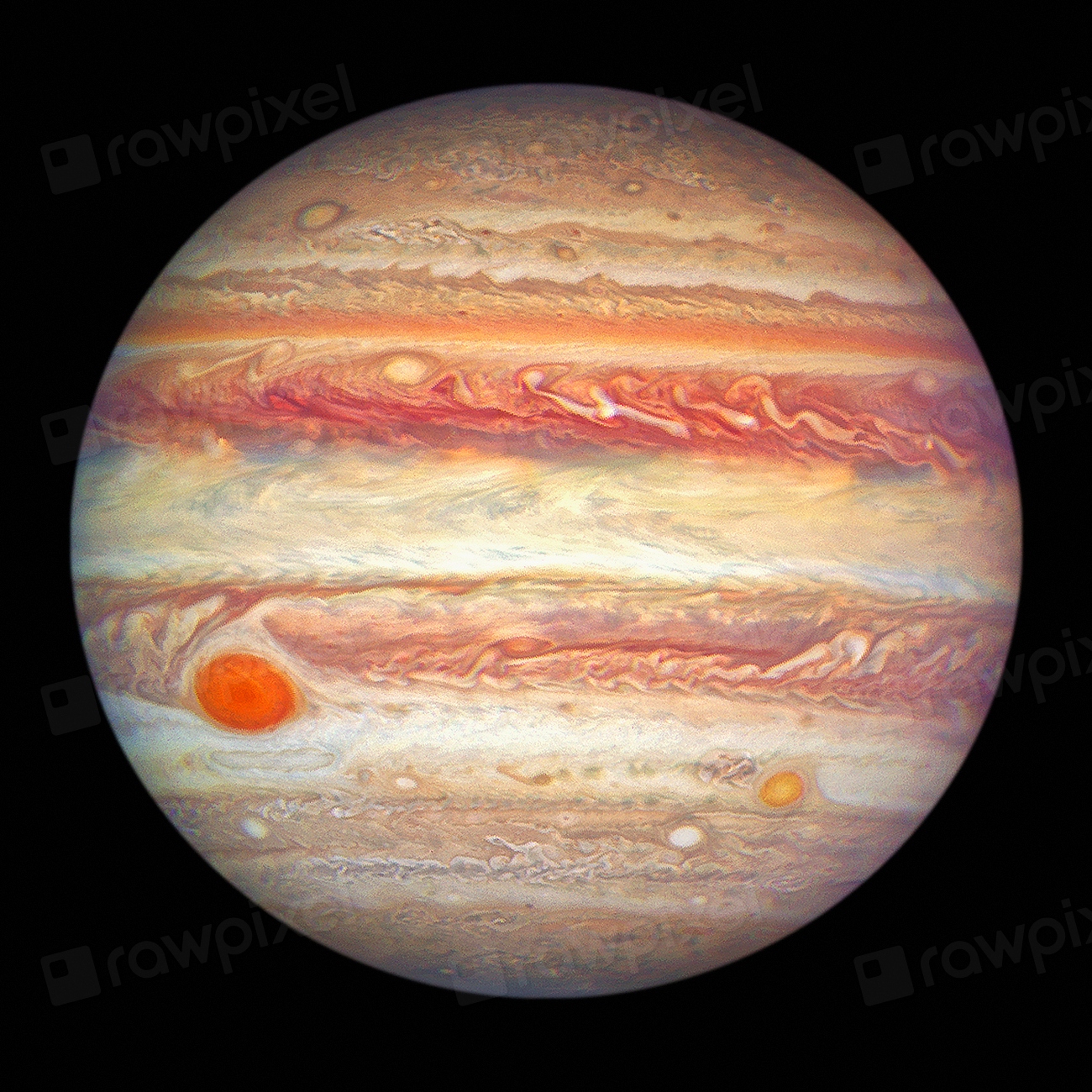 Jupiter, space sticker, surface Premium PSD rawpixel