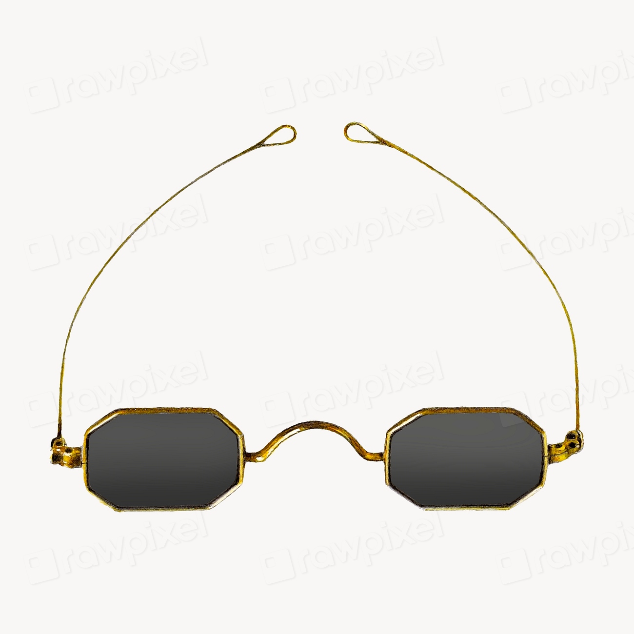Glasses illustration, vintage artwork Free Photo Illustration rawpixel
