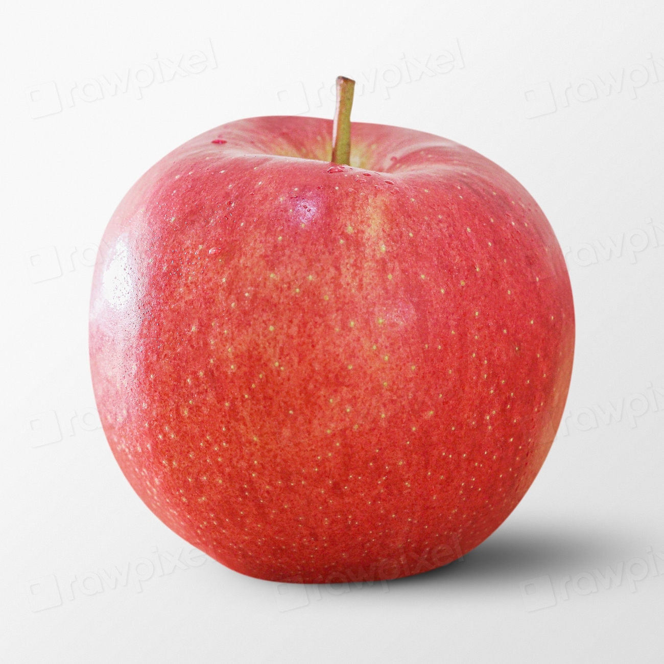Fuji apple clipart, fresh fruit Free Photo rawpixel
