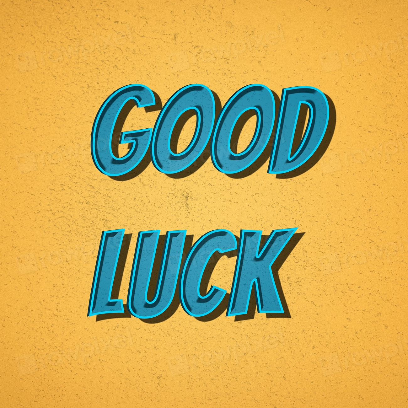 Good luck comic retro style | Free Photo - rawpixel