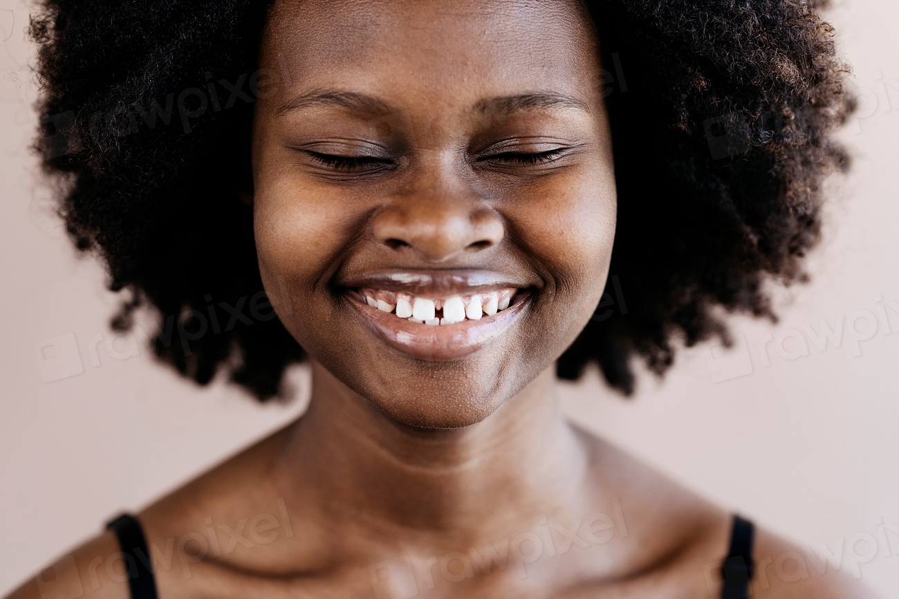 Beautiful Naked Black Woman With Afro Premium Photo Rawpixel