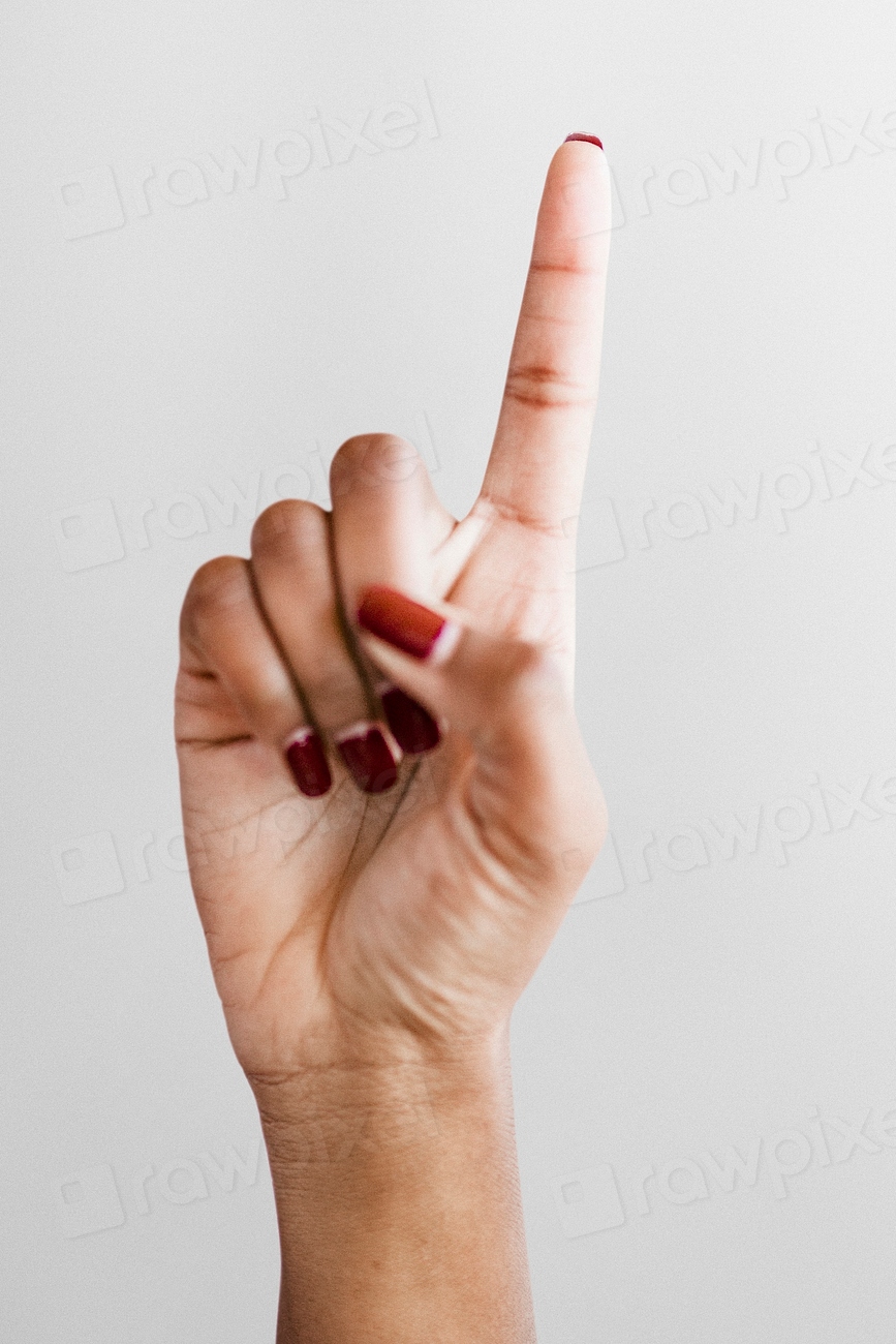 Hand gesture question or number Premium PSD rawpixel